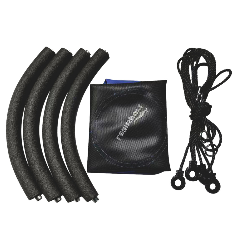 Vaikiškos sūpynės „gandro lizdas“ leansport mėlynos 80 cm