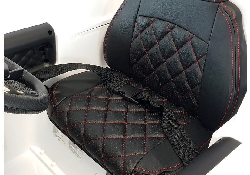 Vaikiškas elektrinis automobilis mercedes-benz g63 amg bbh-0003 ez, baltas