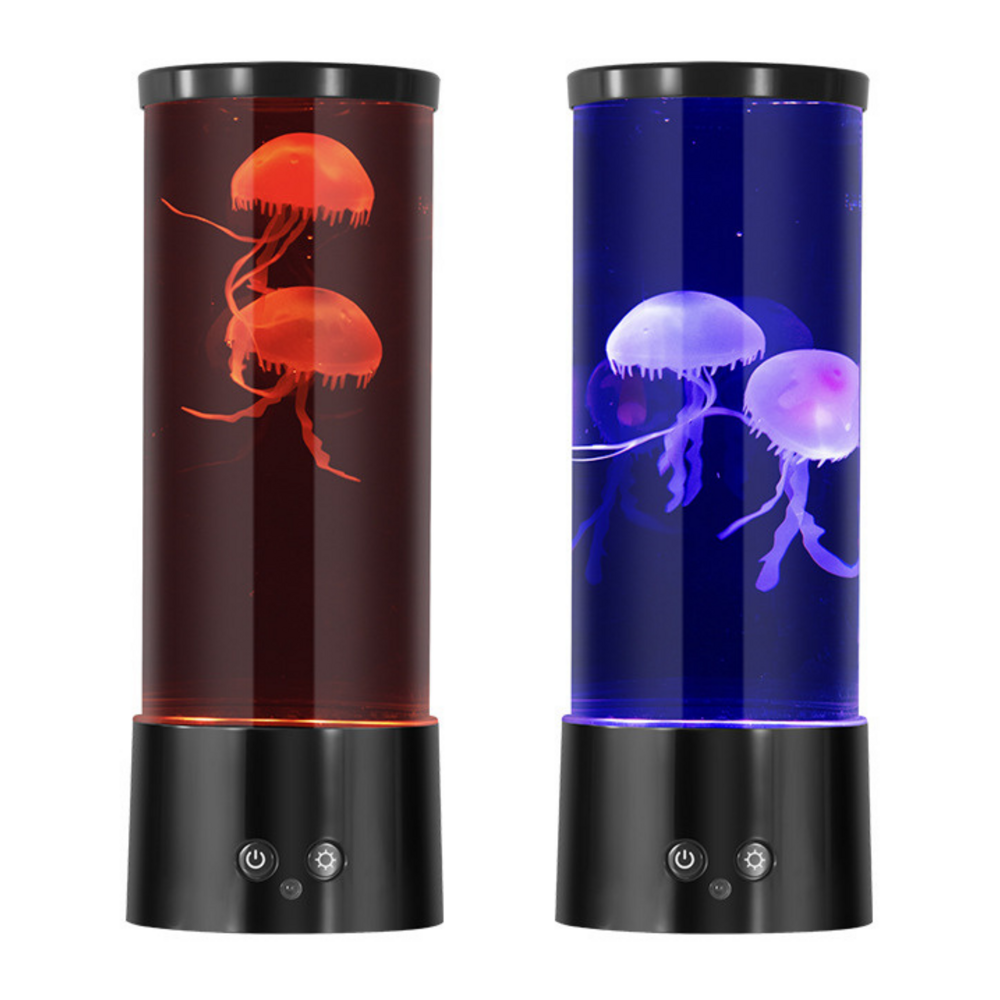 Led lempa su medūzomis, 22 x 8 cm, usb