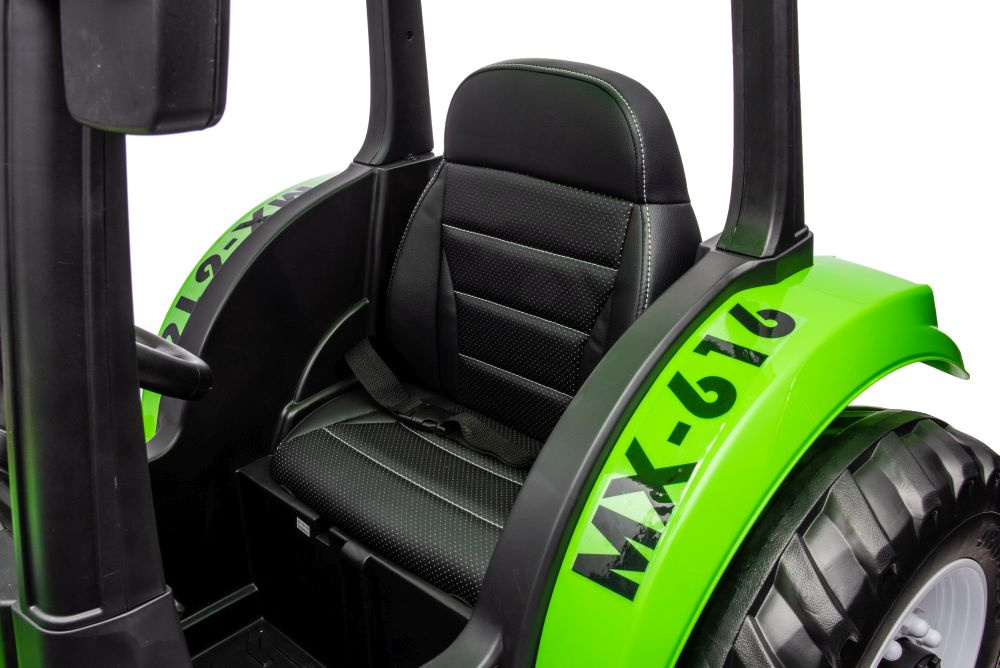 Elektrinis traktorius lean cars , žalias
