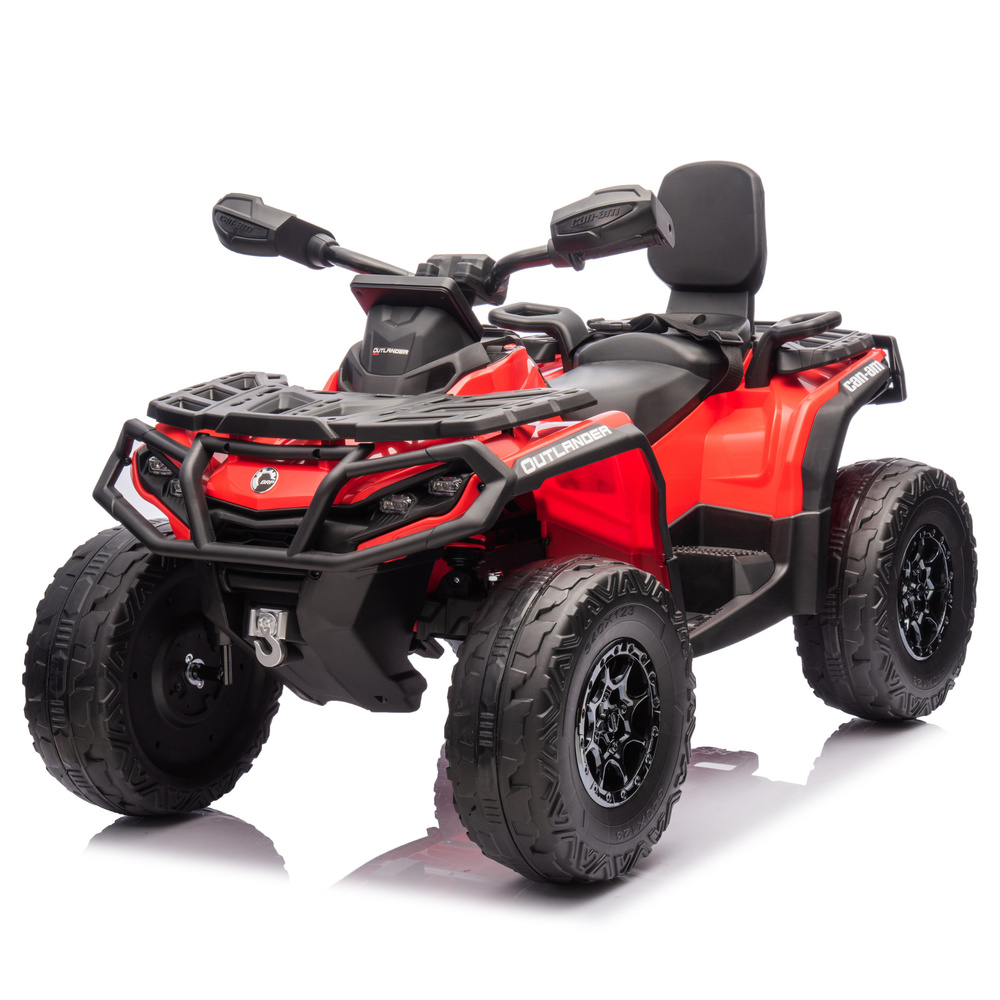 Vaikiškas keturratis can am outlander 4x4 dk-ca005 raudonas 1