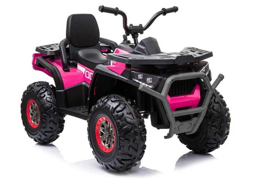 Akumuliatorinis keturratis vaikams xmx607 rožinis