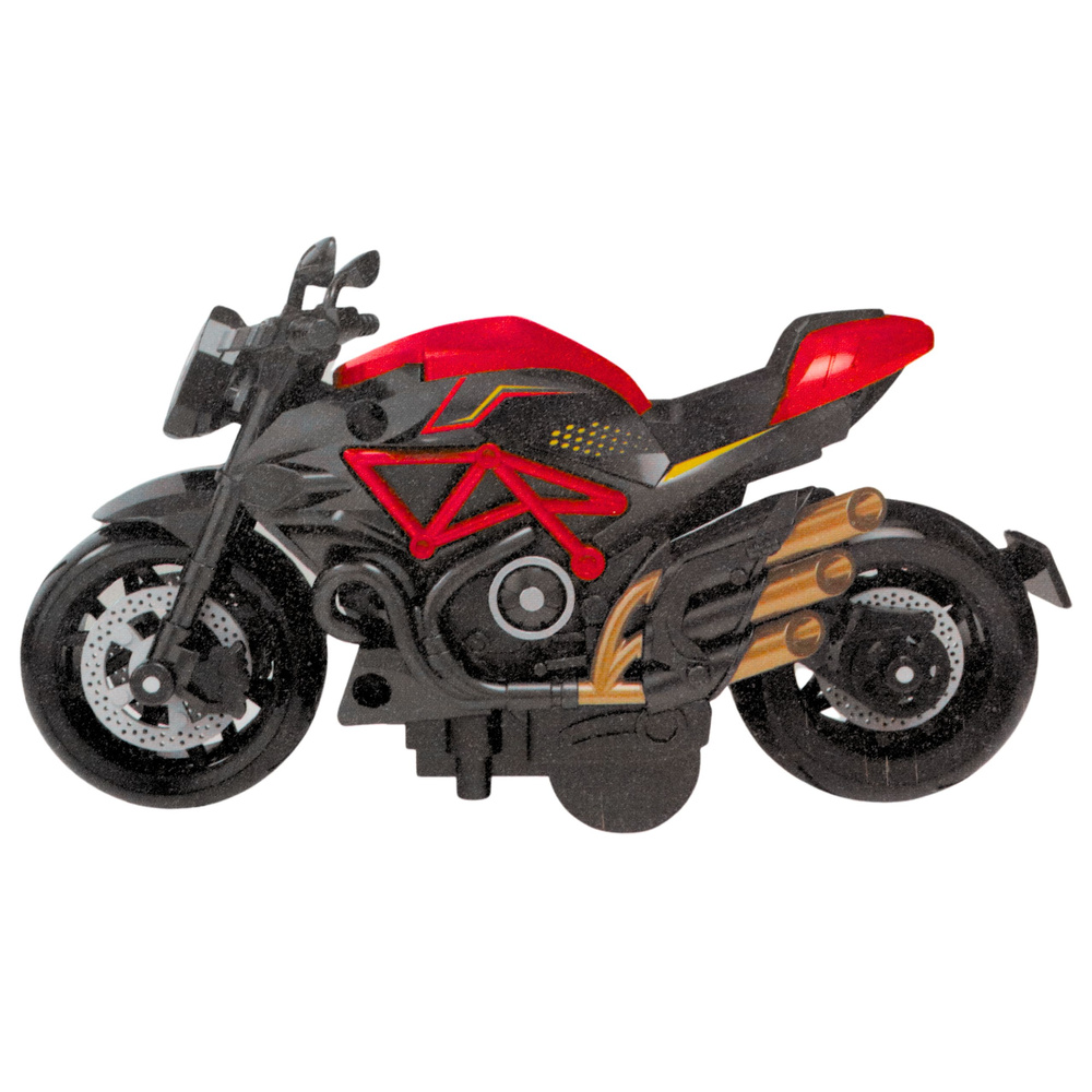 Motociklo modelis surinkimui 1:14 oranžinis 1