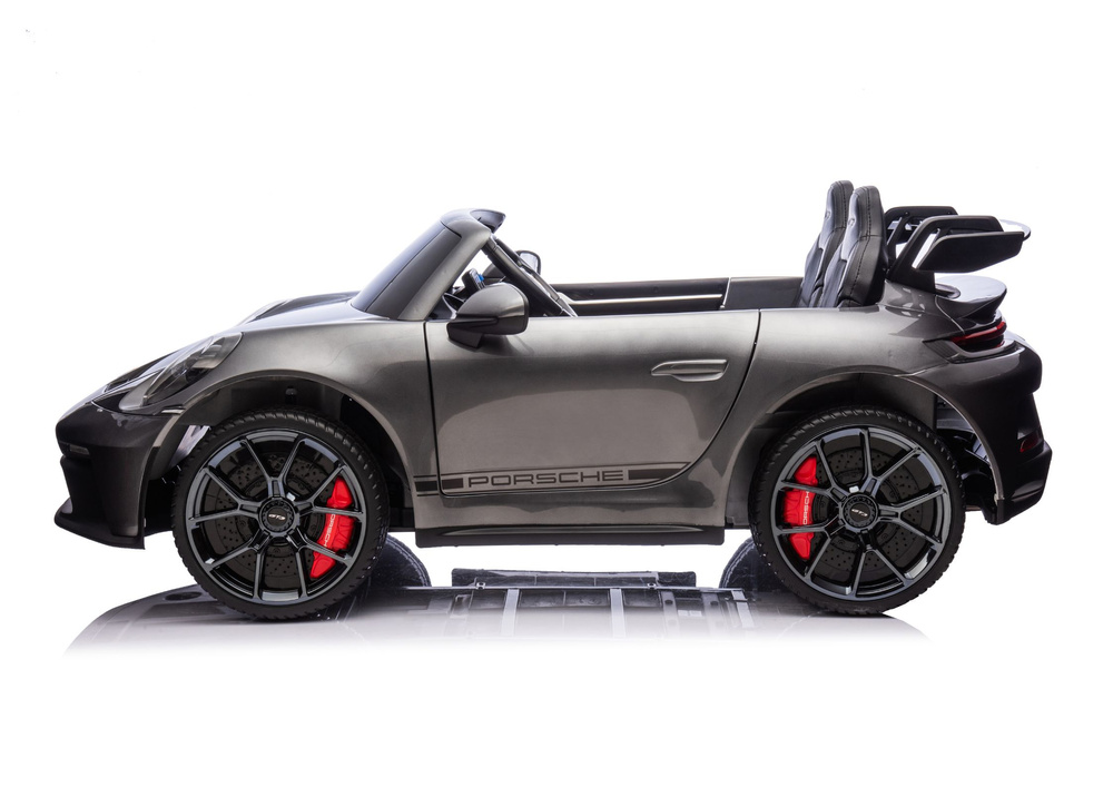 Vaikiškas elektrinis automobilis dk-p911 porsche gt3, pilkas