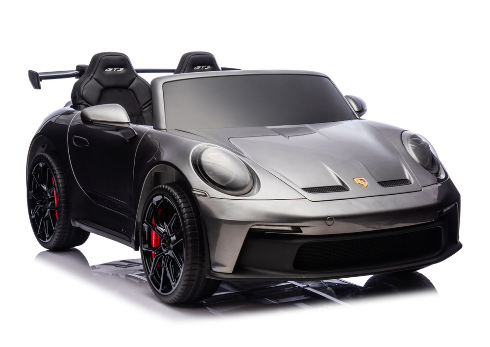 Vaikiškas elektrinis automobilis dk-p911 porsche gt3, pilkas