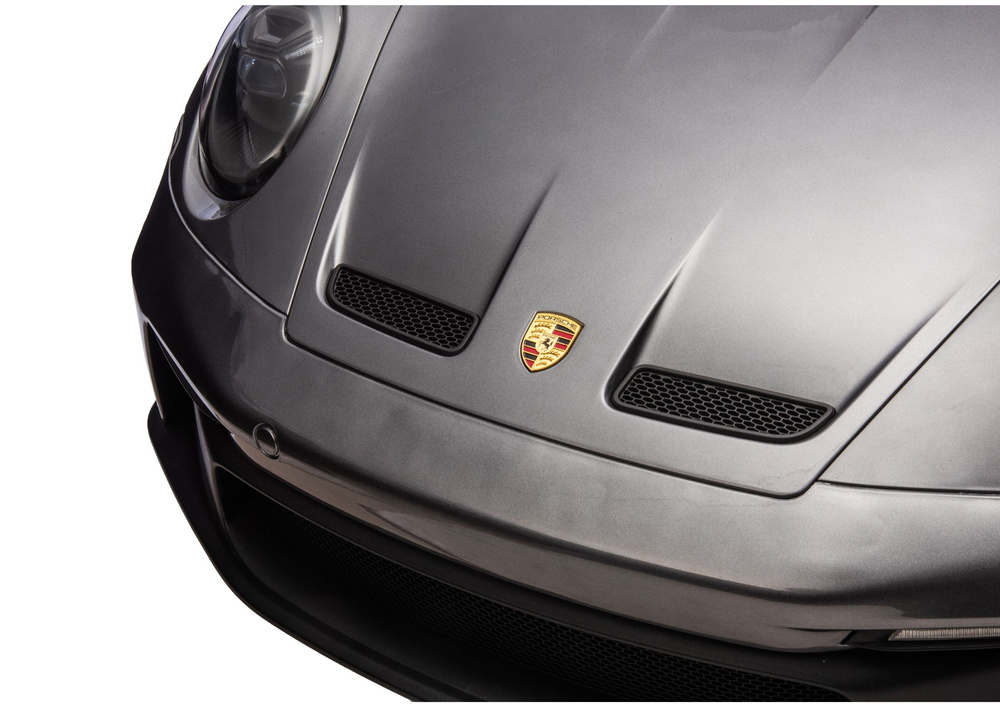 Vaikiškas elektrinis automobilis dk-p911 porsche gt3, pilkas