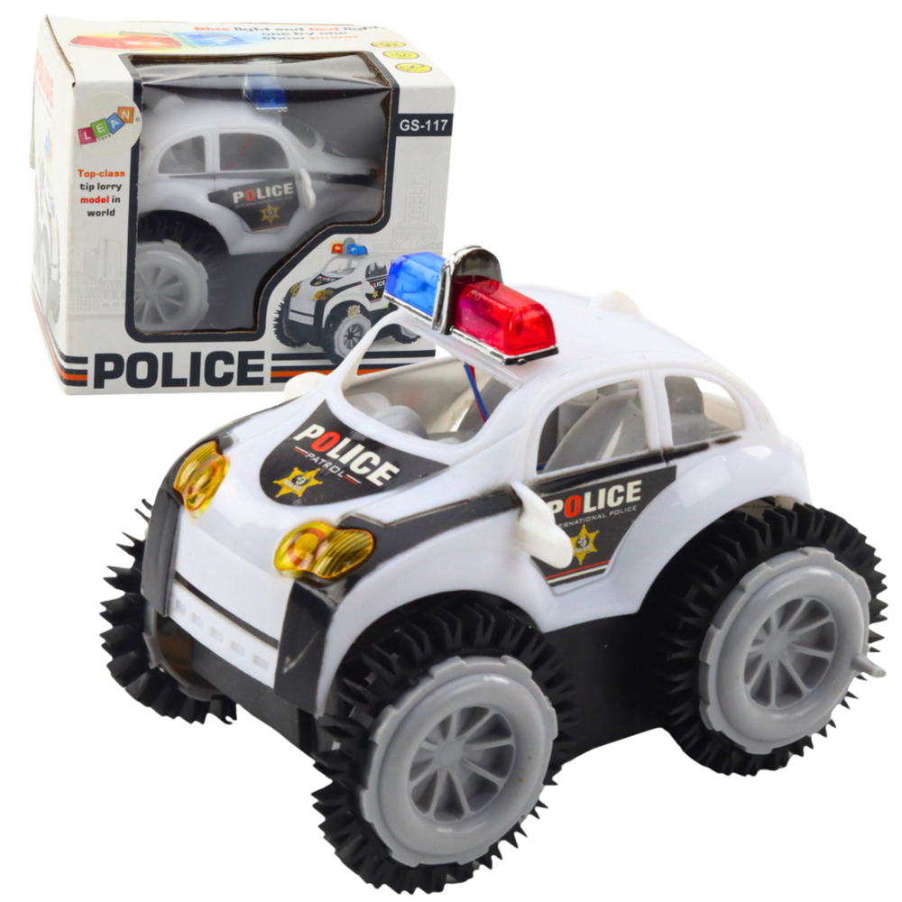 360° policijos automobilis su šviesomis ir garsu