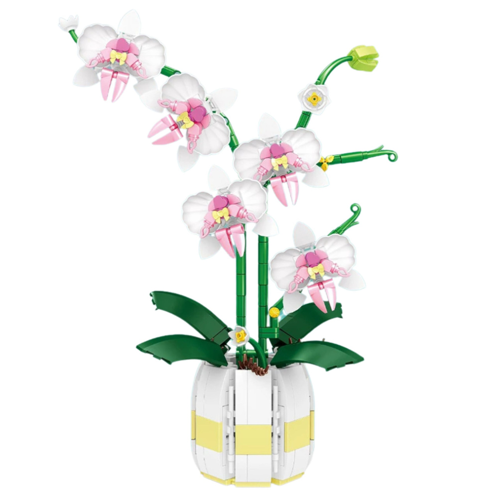 Konstruktorius Orchidėja Vazonėlyje 616 detalių