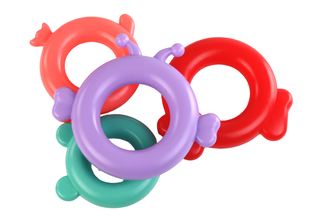 Žaislinė piramidė su žiedais lea toys vienaragis