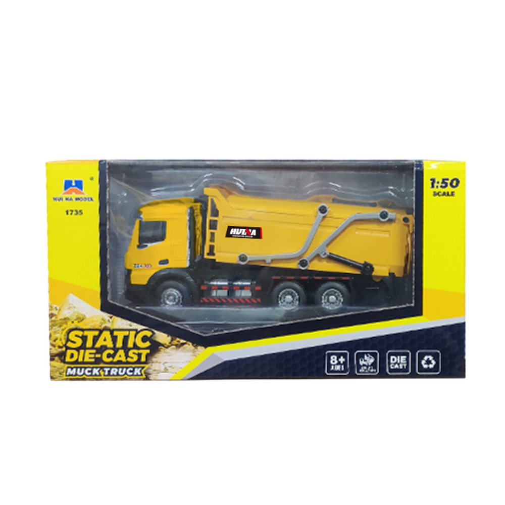 Šiukšliavežis huina yellow 1:50