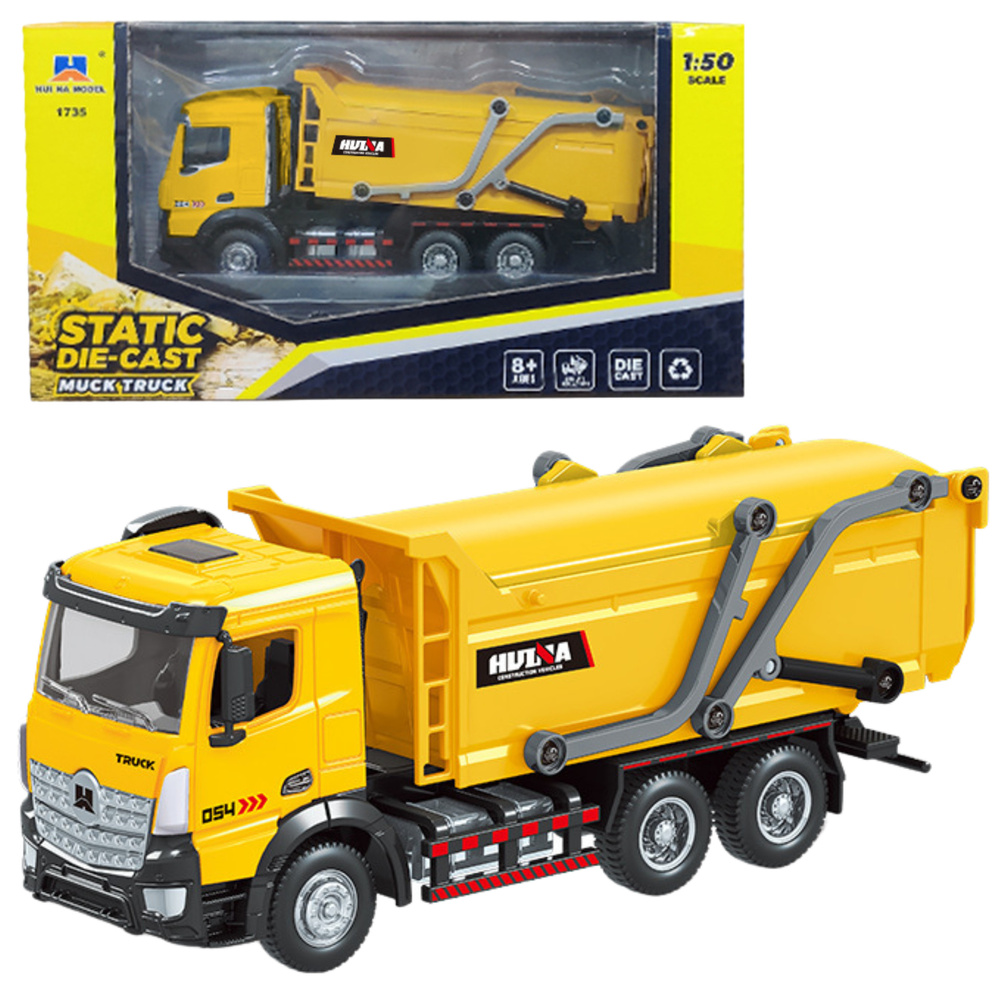 Šiukšliavežis huina yellow 1:50