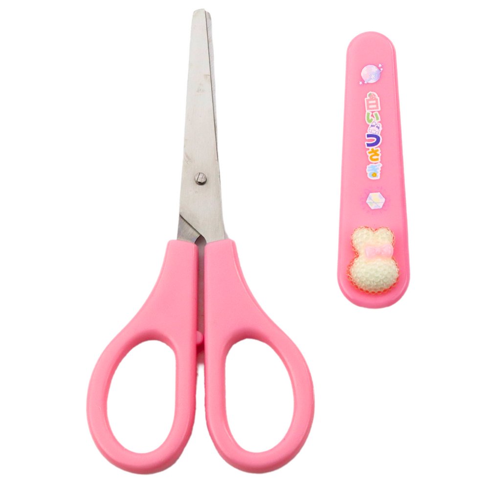 Mokyklinės žirklės su dekoratyviniu dėklu, 14 cm