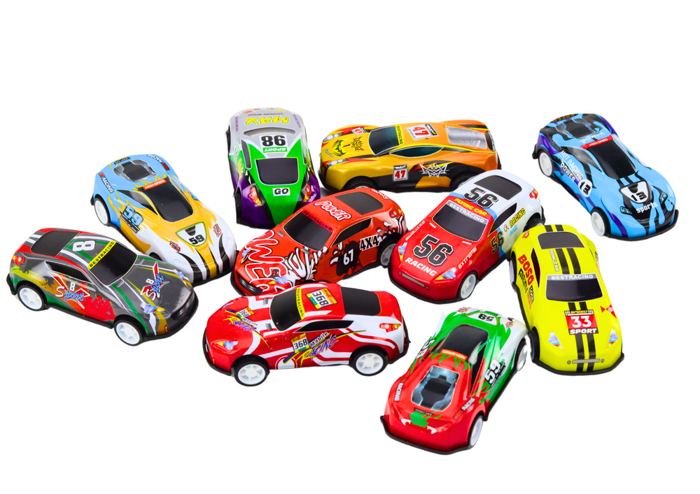 50 automobilių modelių rinkinys lagamine