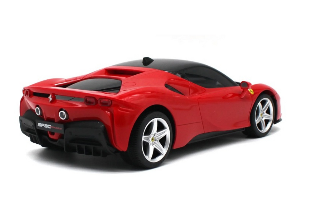 Nuotoliniu būdu valdomas automobilis ferrari sf90 stradale 1:18, raudonas