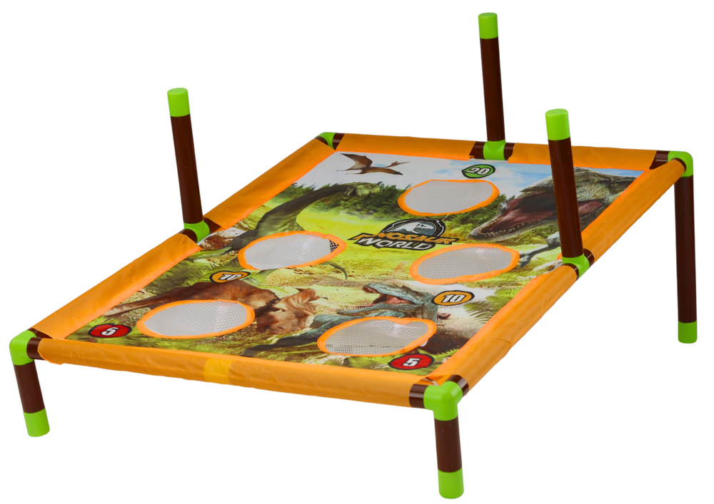 Veiksmo žaidimas Lean Toys Toss Game 2in1 Dinosaur World 3