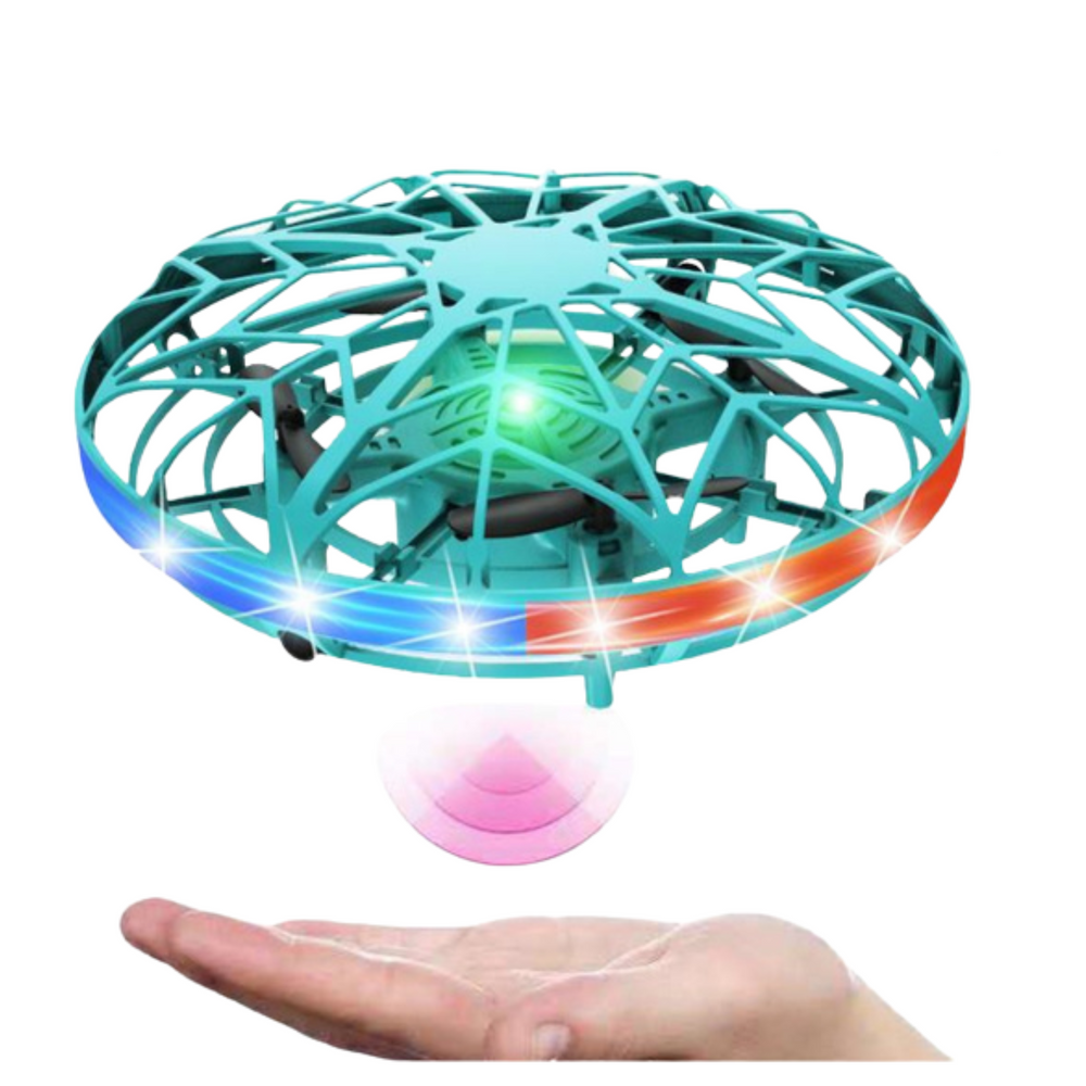 Ranka valdomas ufo dronas – turkio spalvos