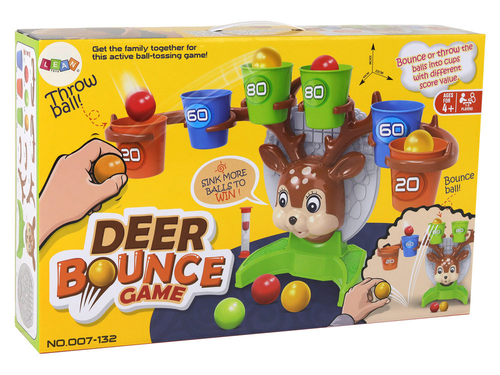 Arkadinis žaidimas deer bounce lean toys, 14 d.