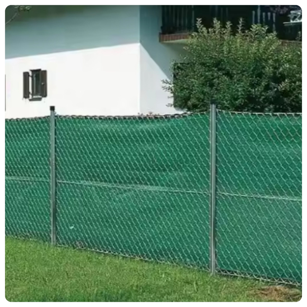Apsauginis tinklas tvorai 1.5x50 m, 140 g/m², žalias