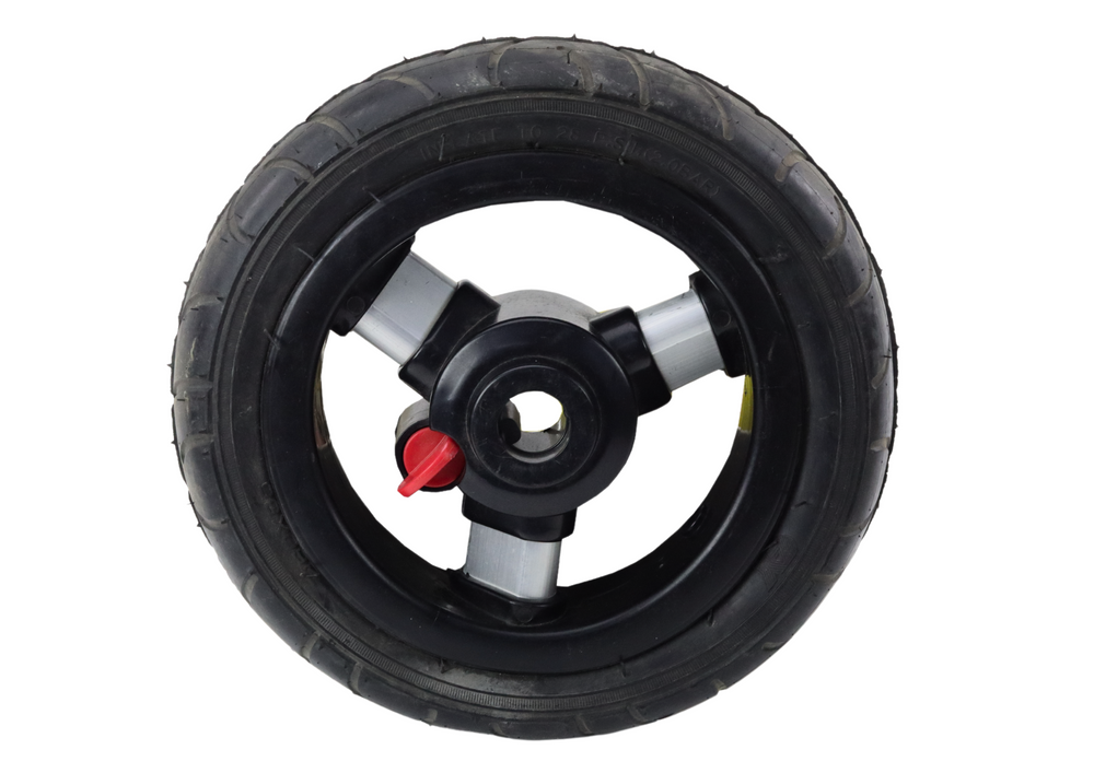 Priekinis plastikinis ratas su pripučiama guma PRO700 30x8 cm 2