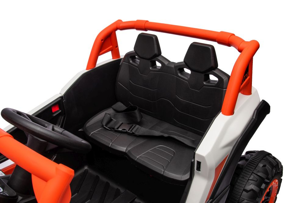 Elektromobilis vaikams buggy utv nel-901 orange 4x4, oranžinis