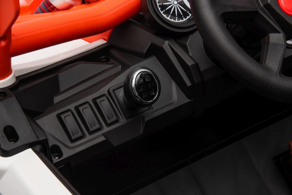 Elektromobilis vaikams buggy utv nel-901 orange 4x4, oranžinis