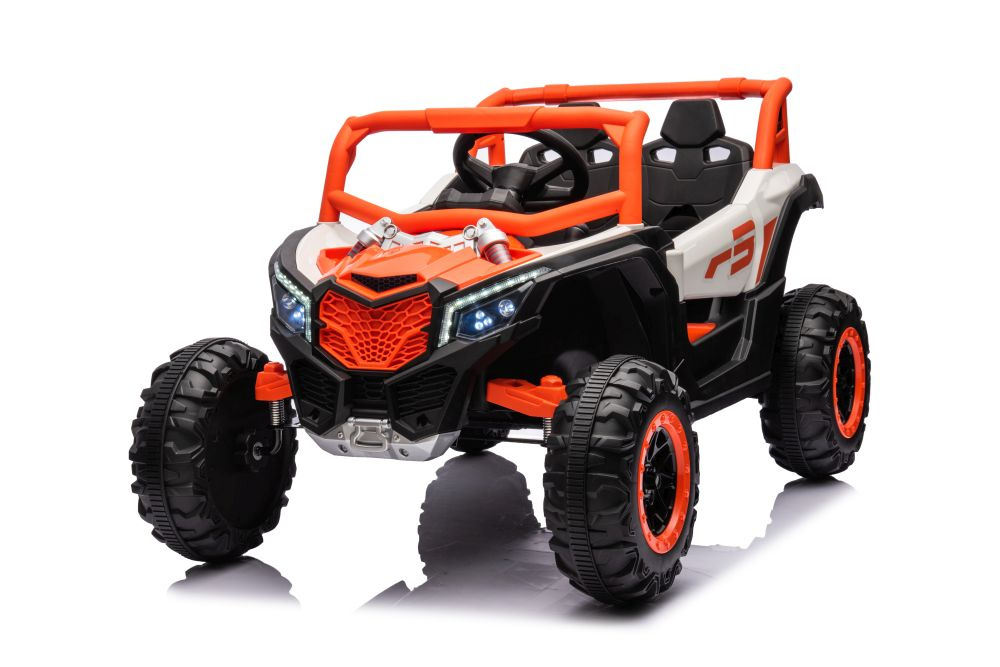 Elektromobilis vaikams buggy utv nel-901 orange 4x4, oranžinis