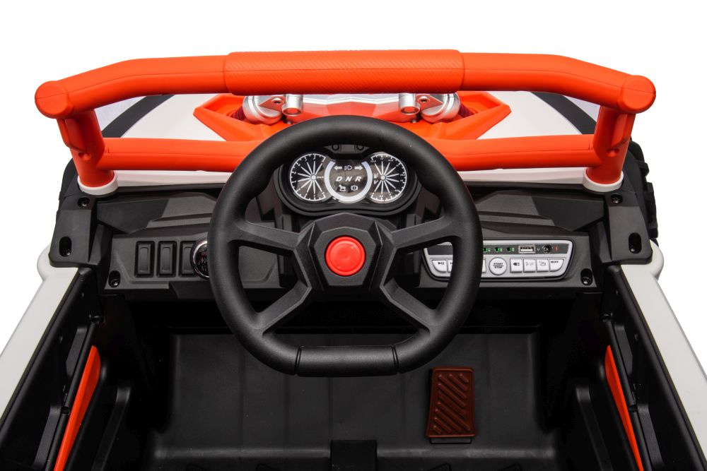 Elektromobilis vaikams buggy utv nel-901 orange 4x4, oranžinis