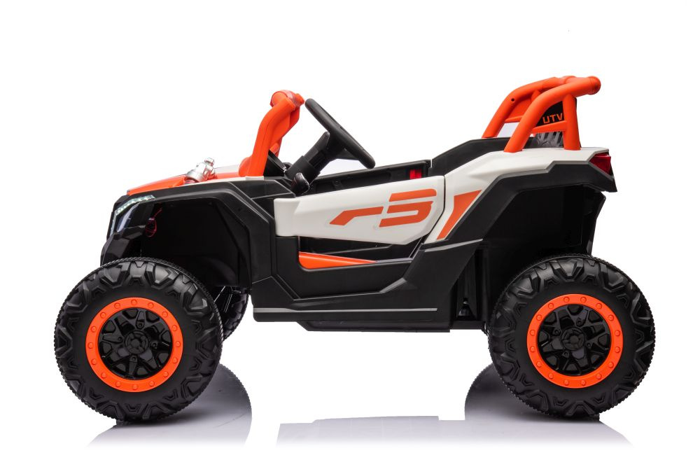 Elektromobilis vaikams buggy utv nel-901 orange 4x4, oranžinis