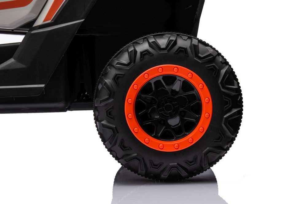 Elektromobilis vaikams buggy utv nel-901 orange 4x4, oranžinis
