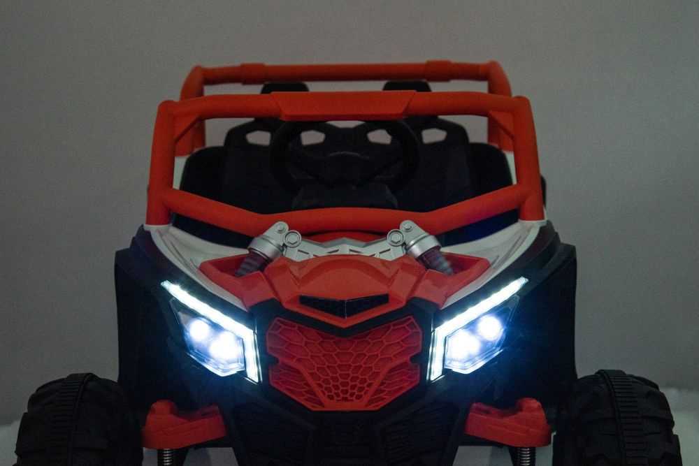 Elektromobilis vaikams buggy utv nel-901 orange 4x4, oranžinis