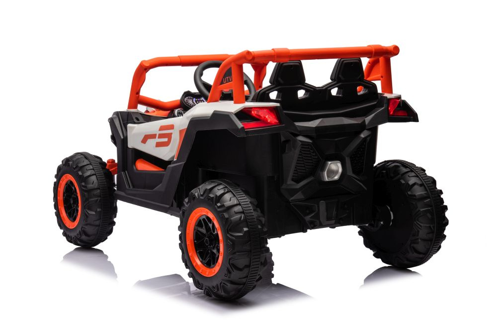 Elektromobilis vaikams buggy utv nel-901 orange 4x4, oranžinis