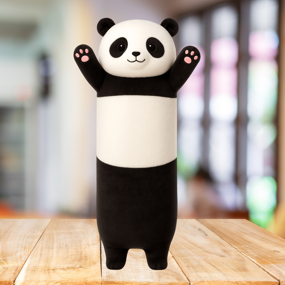 Minkštas panda volelis pagalvė 70 cm