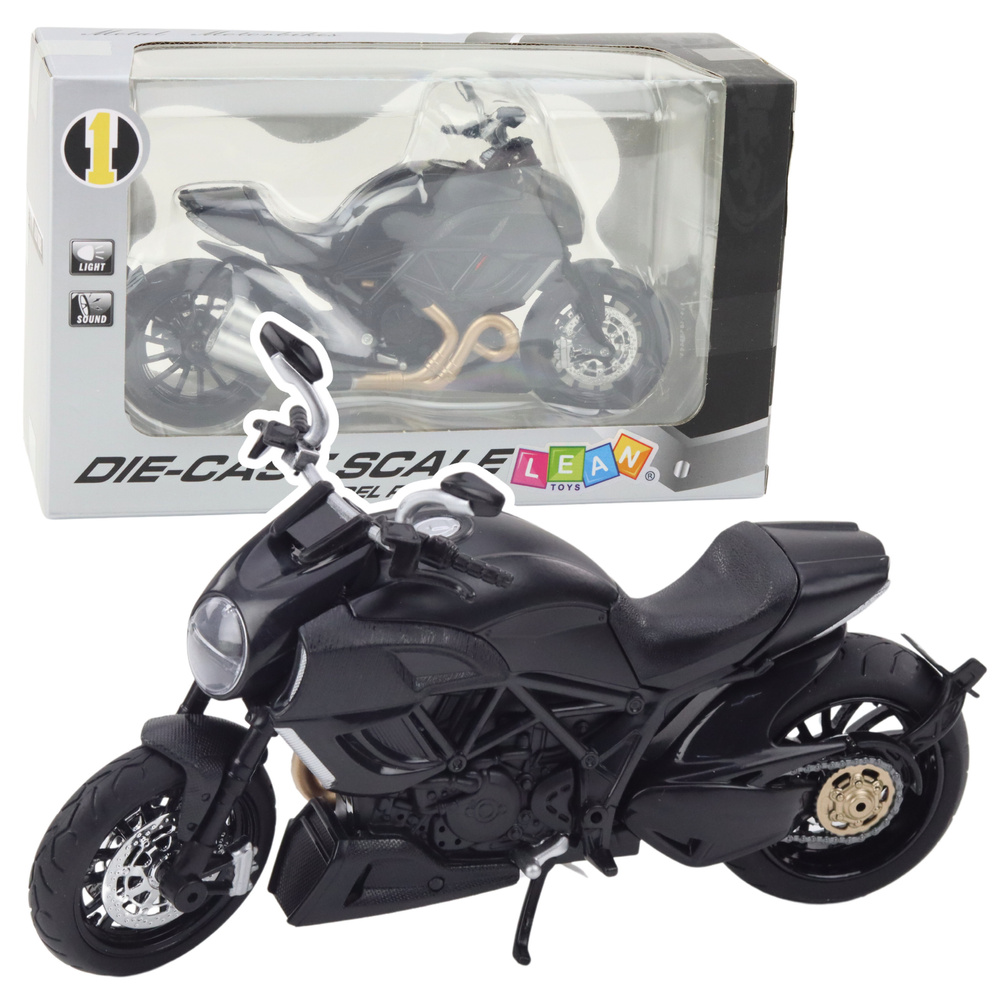 Metalinis sportinio motociklo modelis 1:12