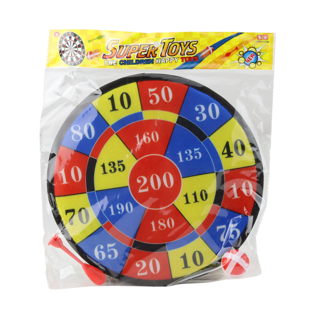 Darts taikinys su kamuoliu ir strėlyte, 28 cm