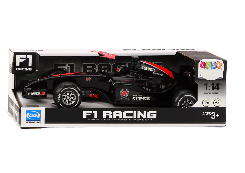 Automobilis sports car racer, juodas