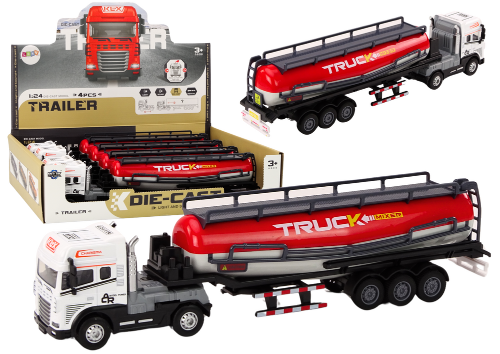 Sunkvežimis su cisterna 1:24 mastelio modelis