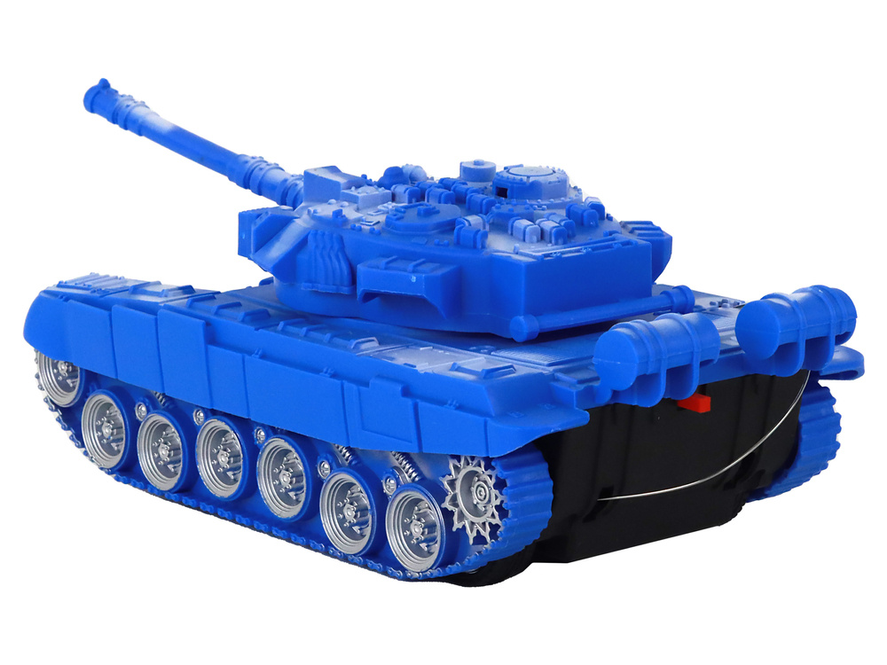 Nuotoliniu būdu valdomas tankas lean toys, mėlynas, 24,5x10,5x7 cm