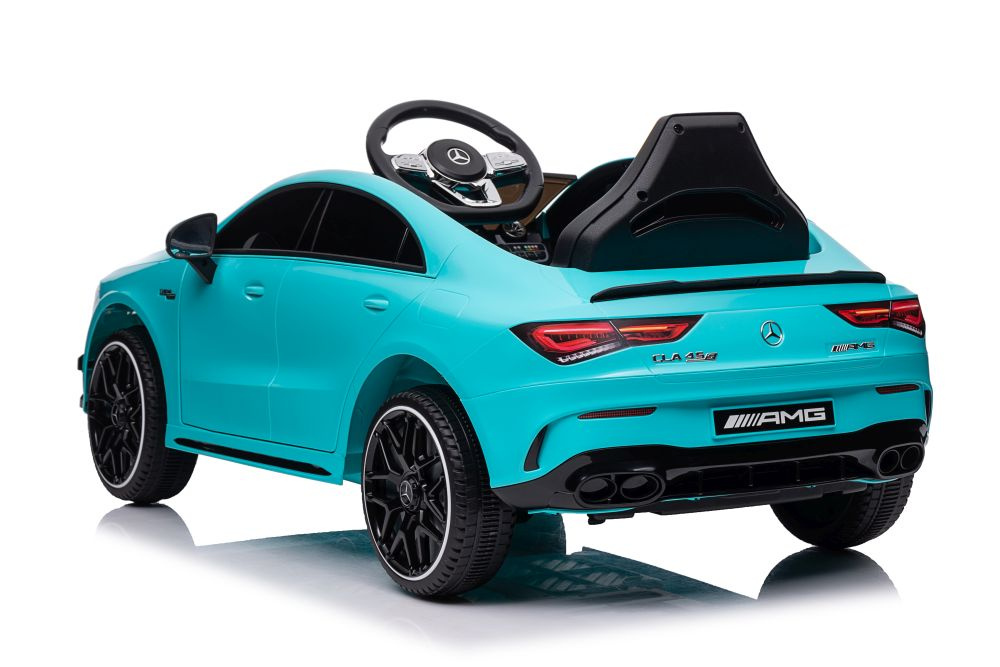 Vienvietis elektromobilis vaikams mercedes cla 45s amg, mėlynas