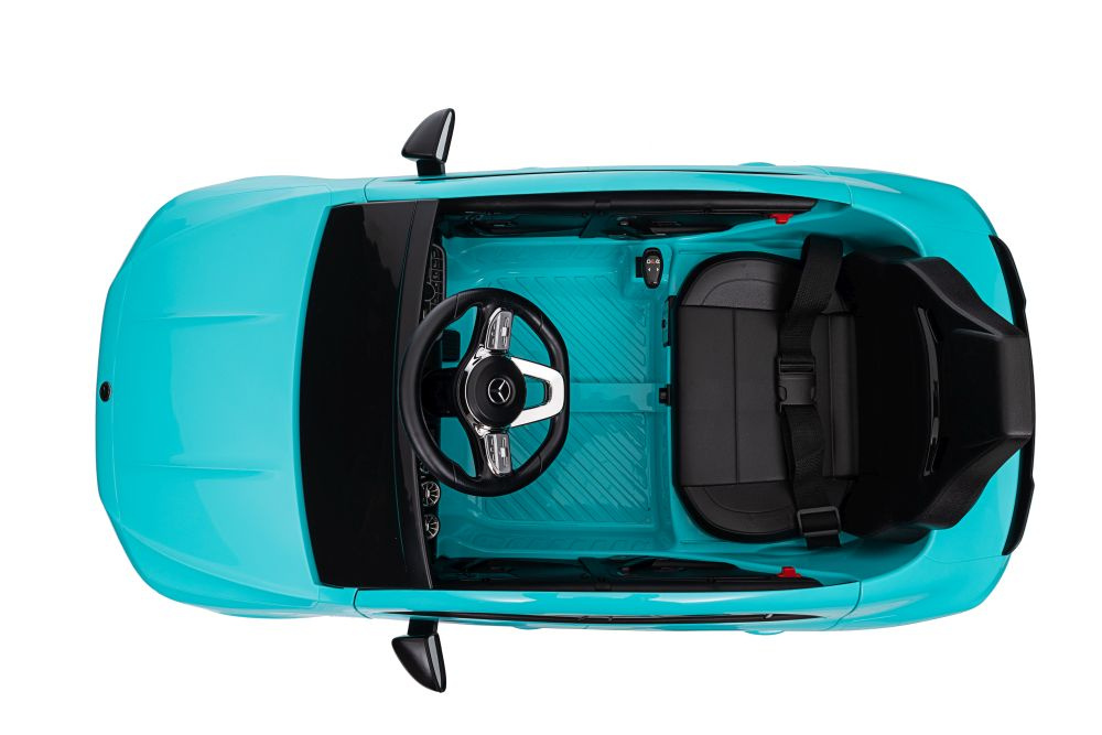 Vienvietis elektromobilis vaikams mercedes cla 45s amg, mėlynas