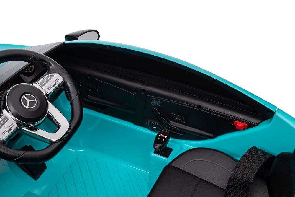 Vienvietis elektromobilis vaikams mercedes cla 45s amg, mėlynas