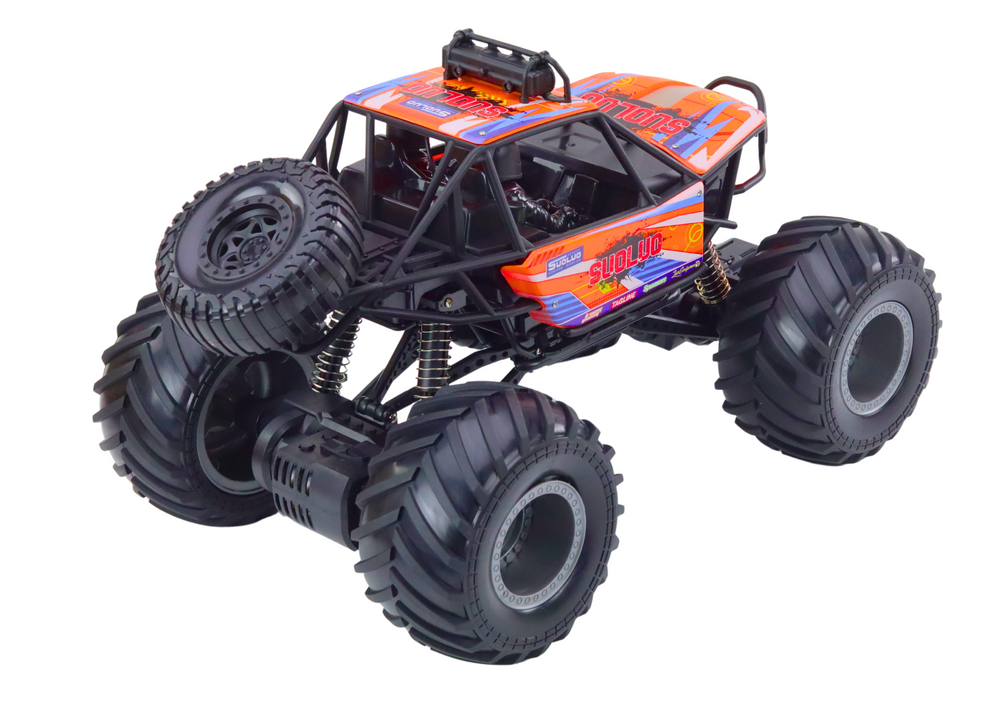 Bekelės radijo bangomis valdomas automobilis 1:8 su amortizatoriais 2