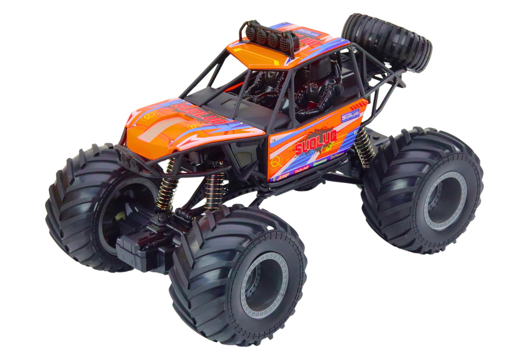 Bekelės radijo bangomis valdomas automobilis 1:8 su amortizatoriais