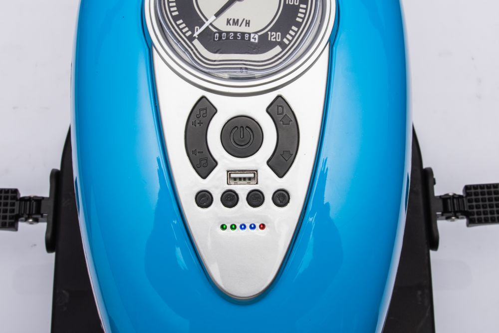 Elektrinis triratis ll6688 mėlynas 24v