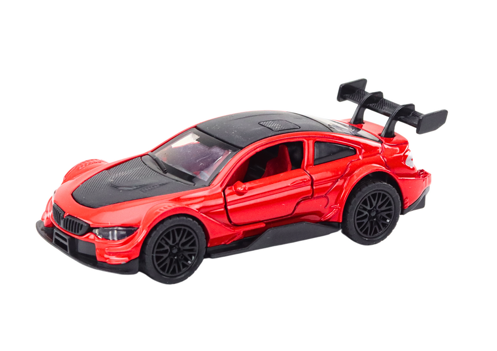 Raudonas sportinis automobilis 1:32