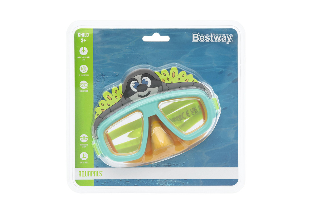 Vaikiški plaukimo akiniai leniukas bestway 22064