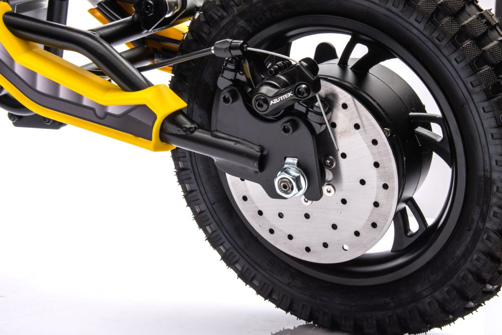 Akumuliatorinis kroso motociklas a9901 geltonas