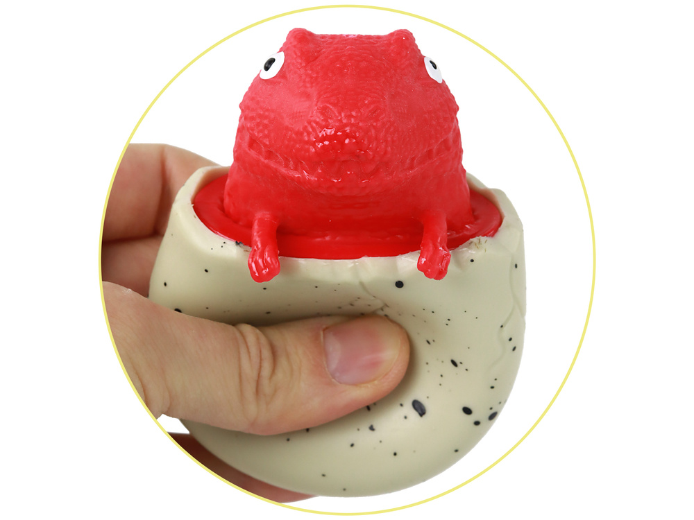 Suspaudžiamas žaislas lean toys dinozauras kiaušinyje