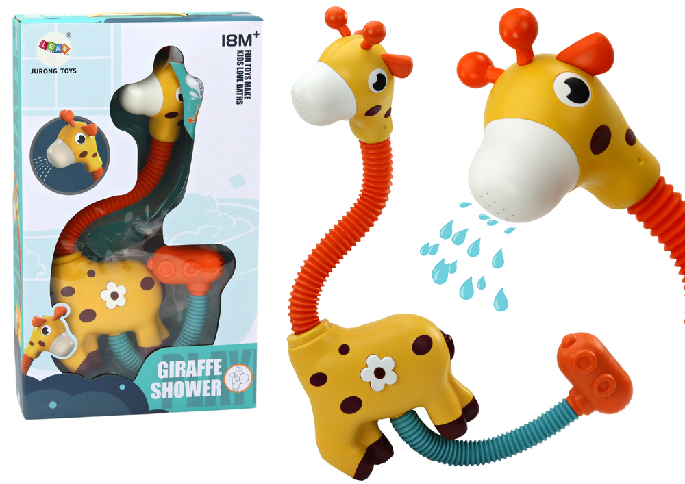 Vonios žaislas žirafa lean toys
