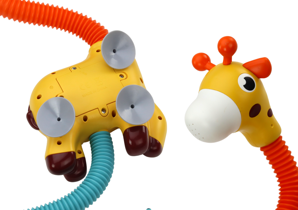 Vonios žaislas žirafa lean toys