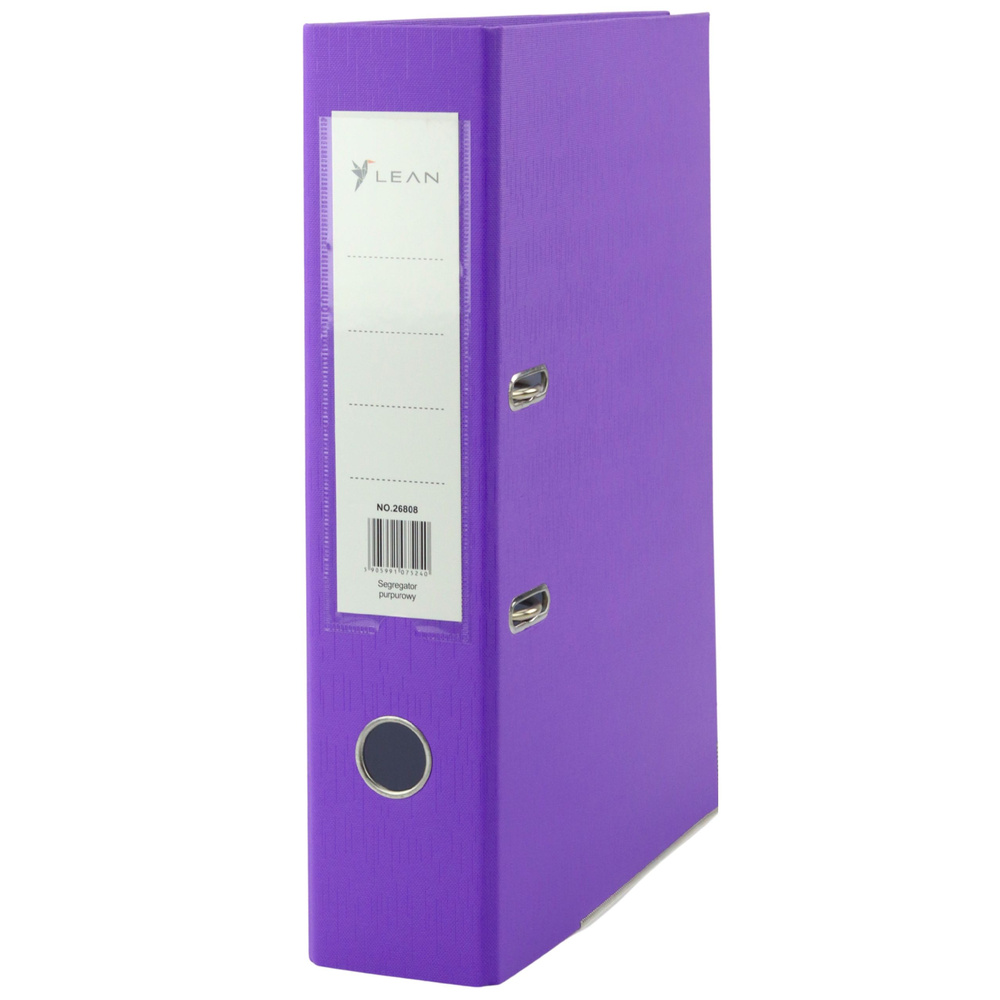 Segtuvas a4, 80 mm, svirtinis mechanizmas, violetinis